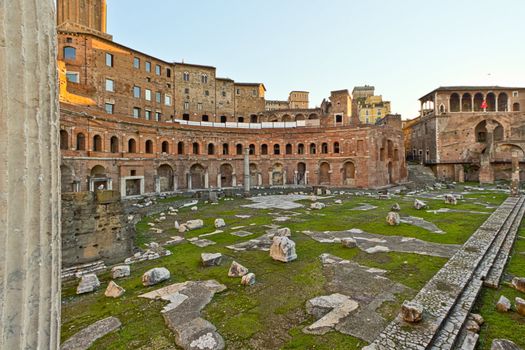 One of the many ancient historical places to see in the city of Rome