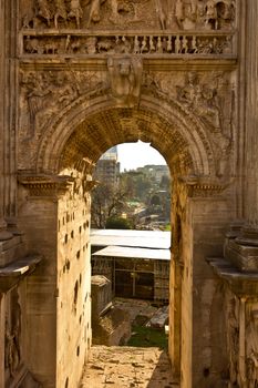 One of the many ancient historical places to see in the city of Rome