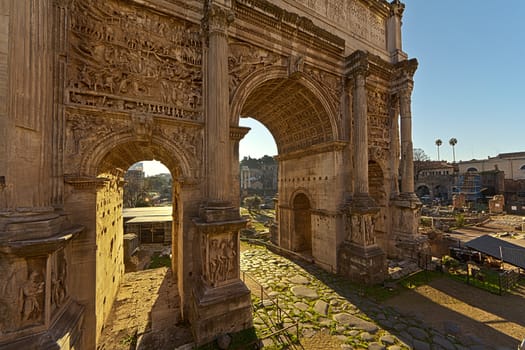 One of the many ancient historical places to see in the city of Rome