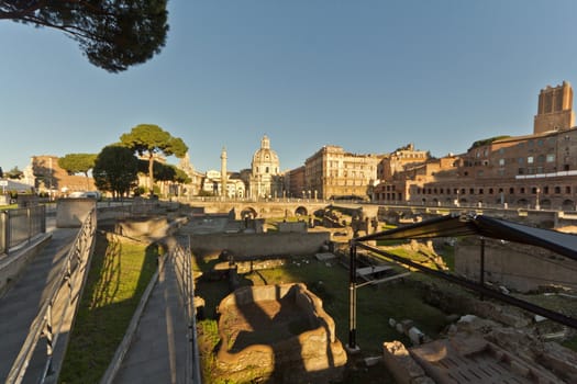 One of the many ancient historical places to see in the city of Rome