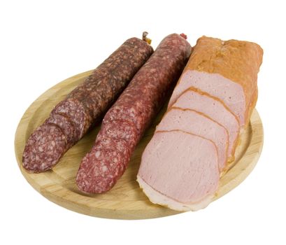 Meat and sausage products - very popular meal at many people