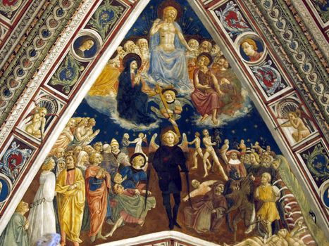 Siena - wonderfully decorated inside of the Baptistery