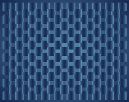 background of blue squares with rounded corners evenly by spaced