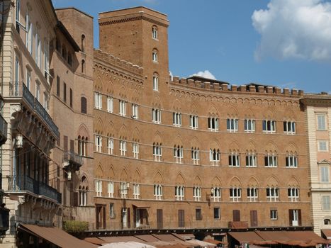 Siena - Piazza del Campo and Palazzo Sansedoni
