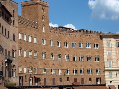 Siena - Piazza del Campo and Palazzo Sansedoni