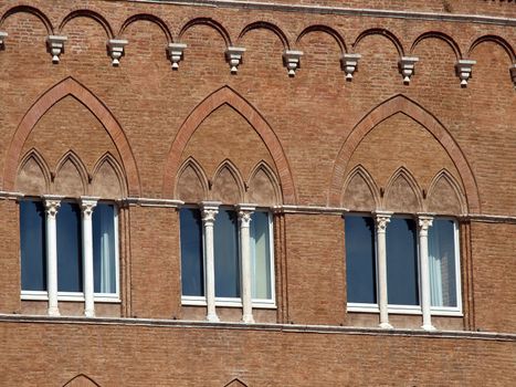 Beautiful Gothic windows in Italy
