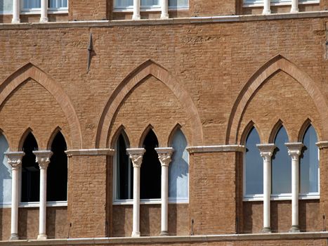 Beautiful Gothic windows in Italy