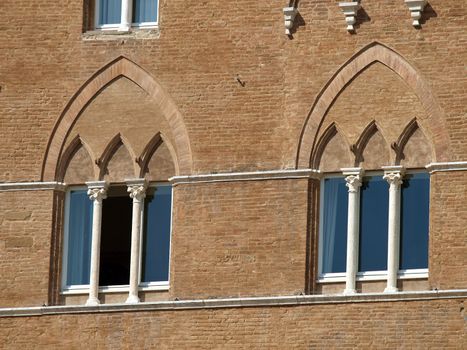 Beautiful Gothic windows in Italy