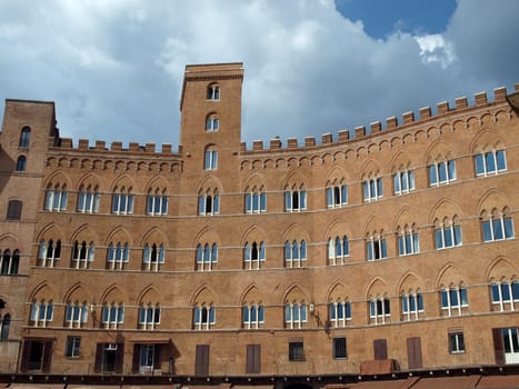 Siena - Piazza del Campo and Palazzo Sansedoni