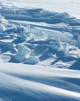 Pure snow formation cold arctic winter weather conditions