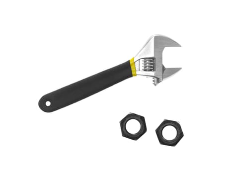 Tools isolated against a white background