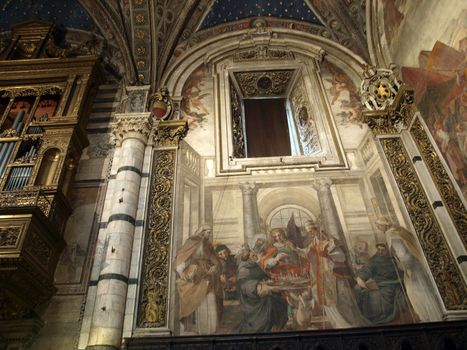 Siena - Duomo interior, Tuscany, Italy