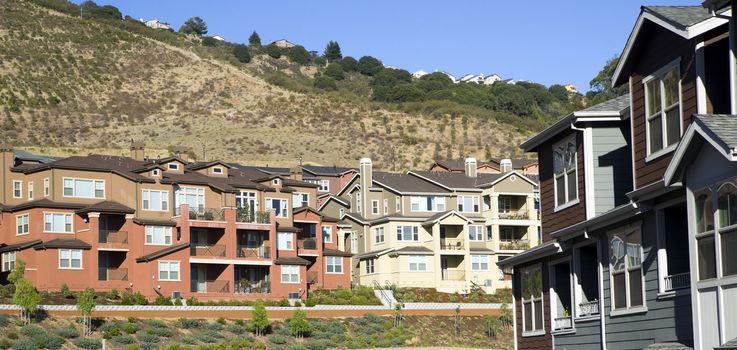 Urban Sprawl Makes it to the Country Homes Spring up For Domestic Living on Hillside