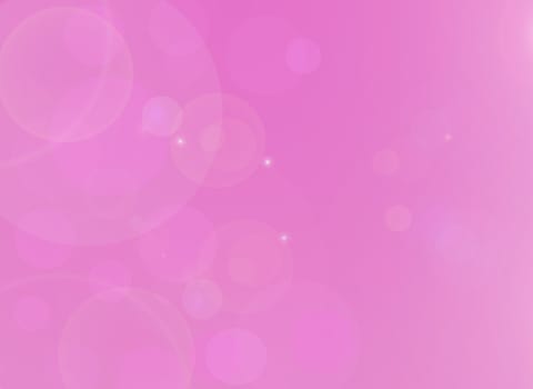 Pink abstract background with soft bubble shape