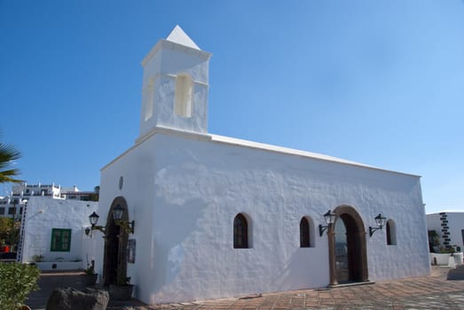 An Old Canary Island Church in Lanzarote