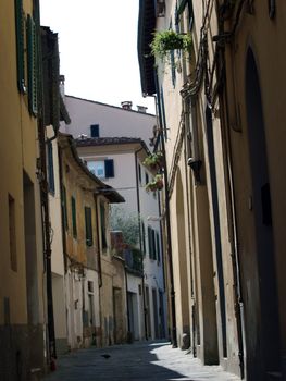 Deserted street of Venice Italy