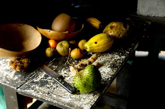 Traditional fruit from The dominican republic.