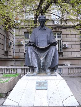 Monument of Nicola Tesla in Belgrade, Serbia