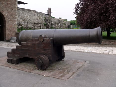Cannon in Kalemegdan fortress - Belgrade, Serbia