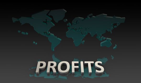 Profits From a Global Company in 3d