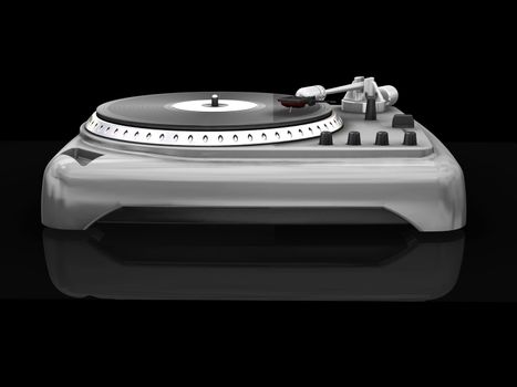 3D render of a turntable