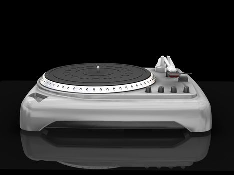3D render of a turntable