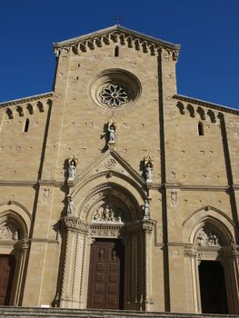 Arezzo - the Gothic Cathedral of Saint Donatus
