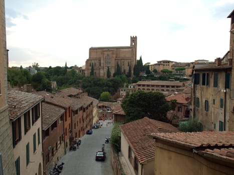 The Basilica of San Domenico, also known as Basilica Cateriniana,