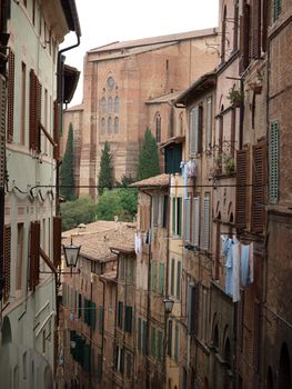 Siena - the medieval climate and characteristic colours