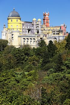 The Pena National Palace in Sintra, Portugal