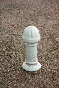  Fountain valve, designed as a penis sticking out of the ground. Petrodvorets (Peterhof), St Petersburg, Russia.