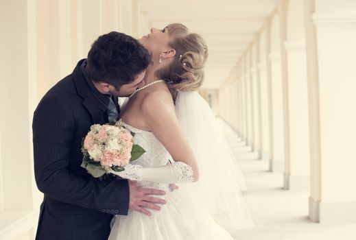 wedding in the territory of a palace of Menshikov