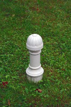  Fountain valve, designed as a penis sticking out of the ground. Petrodvorets (Peterhof), St Petersburg, Russia.