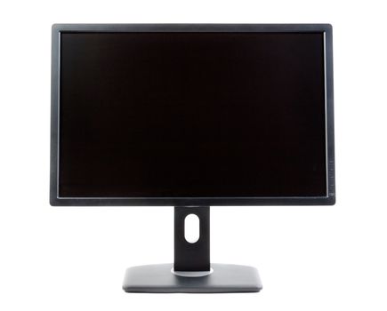 Computer monitor isolated on white background