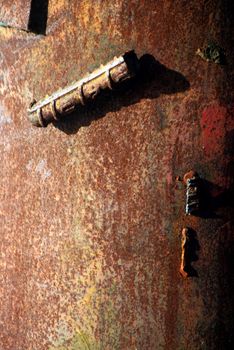 texture rusty iron pole background