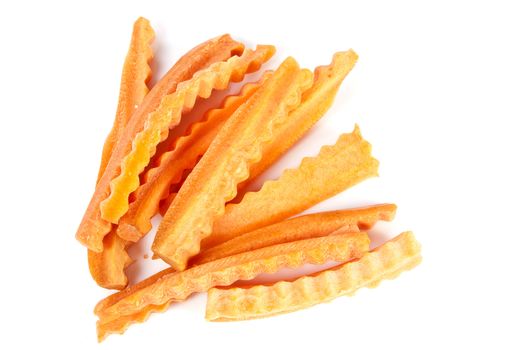 Portion of carrots, spiced carrot Long slices