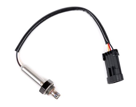 details of an Oxygen sensor or lambda sensor, for car. Isolate on white