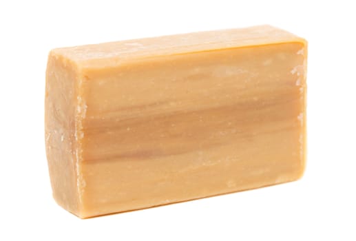piece of soap isolated on white background