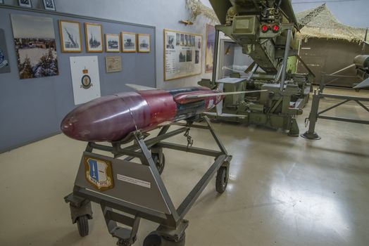 nike rp-76 rocket-powered target drone, were used as targets by "asp" sharp shootings in the united states and sardinia, the pictures are shot in march 2013 by norwegian armed forces aircraft collection which is a military aviation museum located at gardermoen, north of oslo, norway.