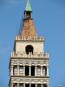 Tower of cathedral St Zeno's - Pistoia Tuscany