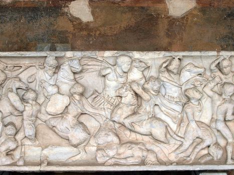 Pisa - Camposanto - Cemetery was constructed in 1278 to house the sacred dirt brought back from Golgotha during the Crusades. It then became the burial place of the Pisan upper class