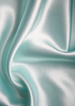 Smooth elegant blue silk can use as background 

