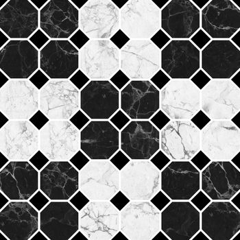White and black mosaic marble texture.(High.Res.)
