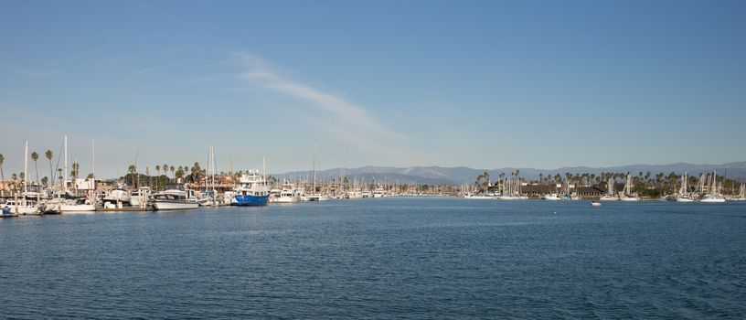 Boats at Channel Islands Marina in Oxnard California