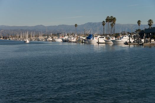 Boats at Channel Islands Marina in Oxnard California