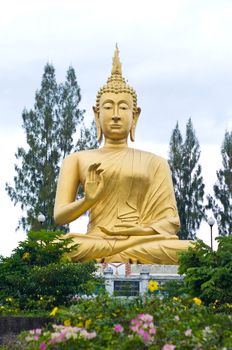 Golden Buddha idol in Chiang mai,Thailand