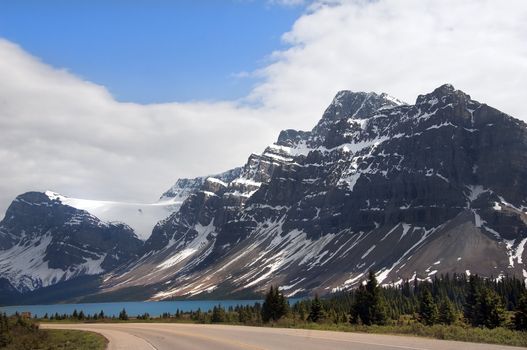 beautiful landscape in Canadian rocky Mountains