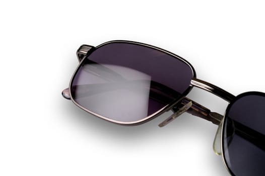 Prescription sunglasses with clipping path