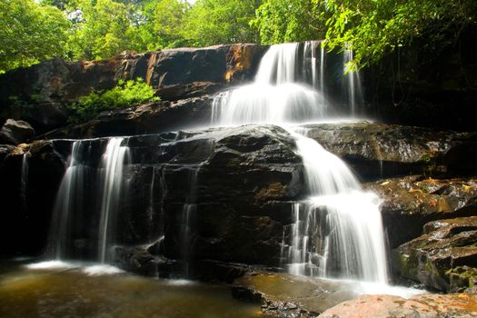 Pangsida Waterfall East of Thailand,