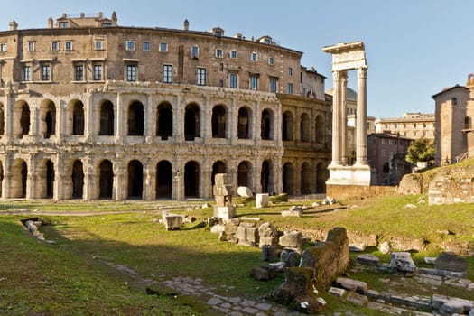 One of the many ancient historical places to see in the city of Rome